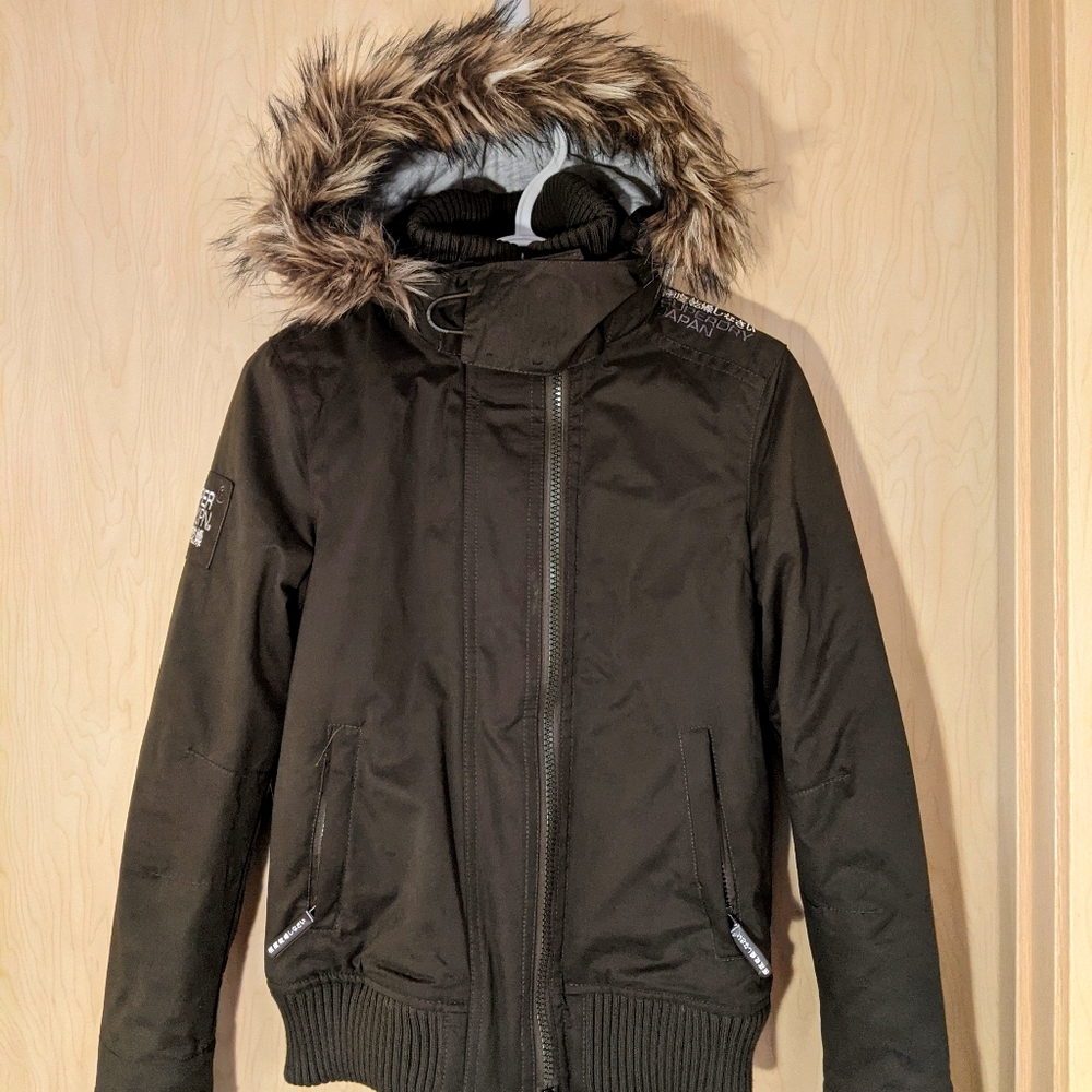 Super Dry  Windbomber Jacket, Army Green, S